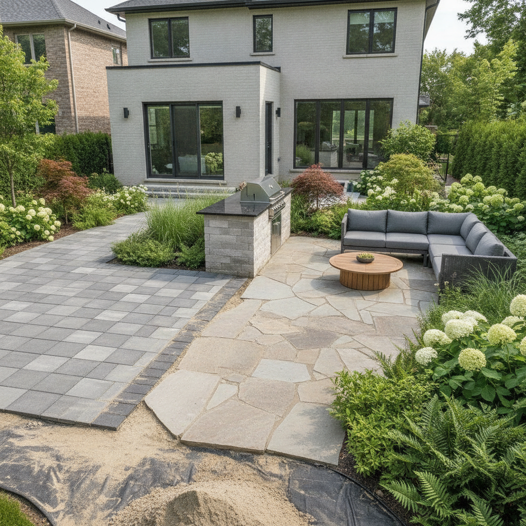 Interlocking Pavers vs Natural Stone Patios: Which Is Better?