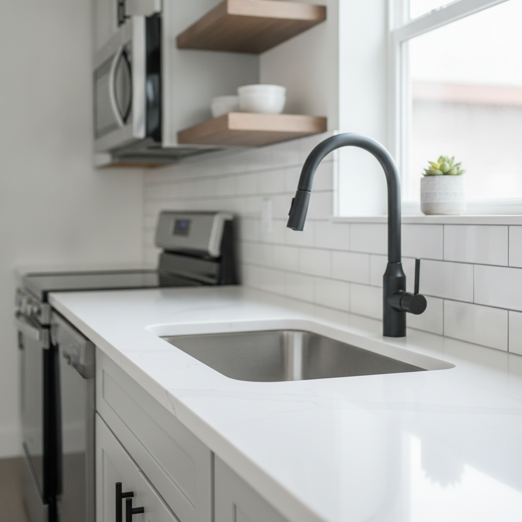 Renovated rental kitchen detail that can lift rents on an investment property for sale in the GTA