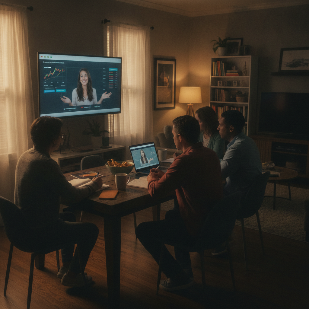 Online study group learning options strategies in a live cohort format