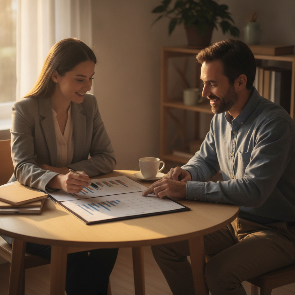 Professional career astrology consultation with action calendar and chart discussion