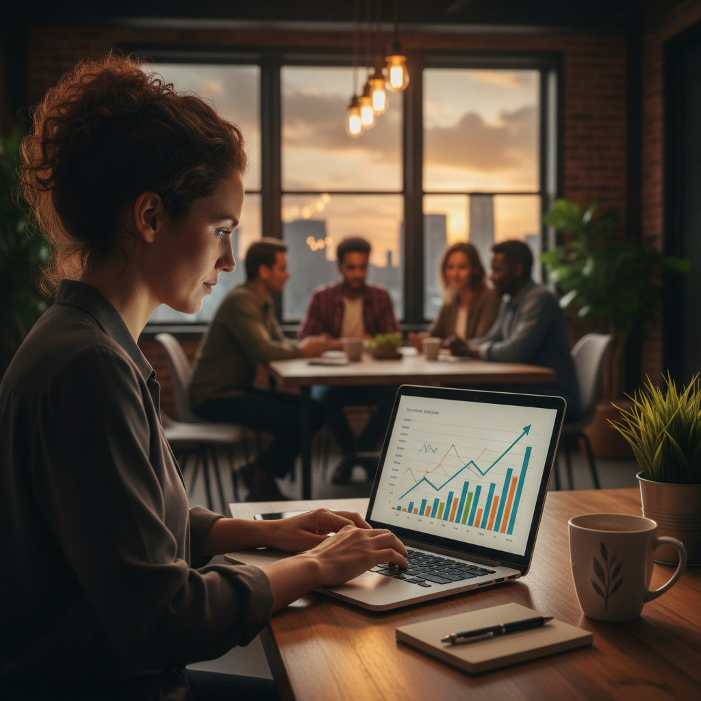 Entrepreneur at laptop preparing corporate registrations, CRA Business Number, and permits to incorporate a small business efficiently