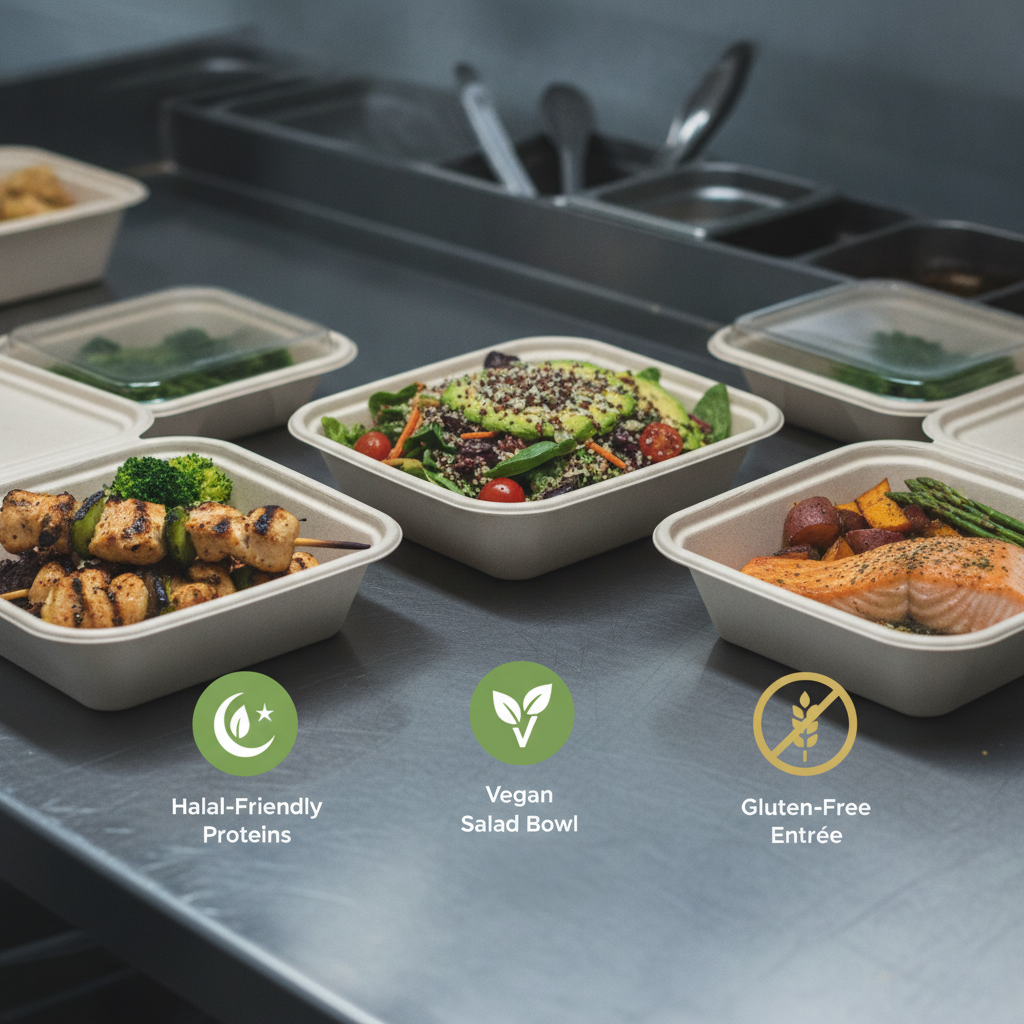 Individually packaged corporate lunches with dietary-friendly options for Toronto offices