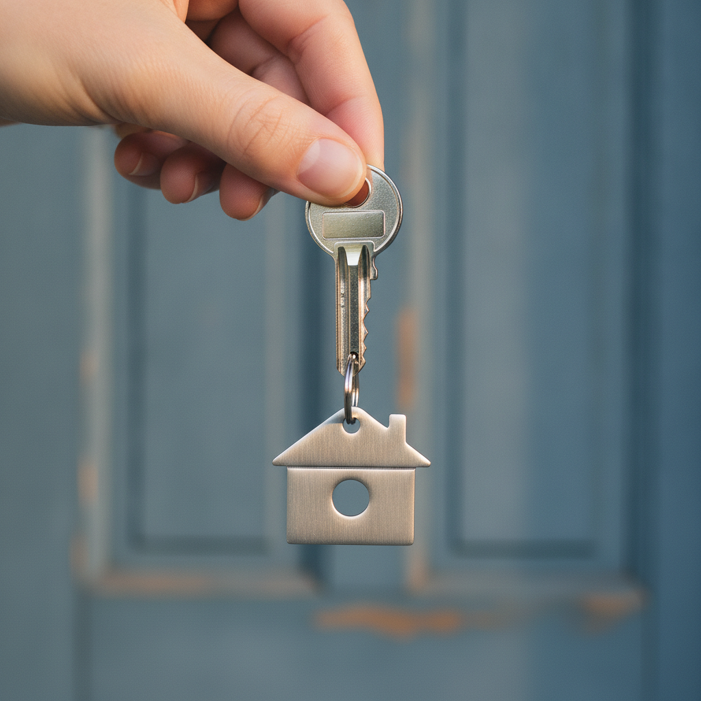 Close-up of a homebuyer holding a house key in Brampton, illustrating the best time to buy a home in Brampton and making a confident purchase decision