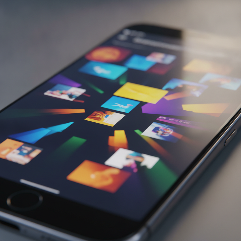Smartphone showing a fast-loading WordPress page; Core Web Vitals optimization for how to increase SEO on WordPress