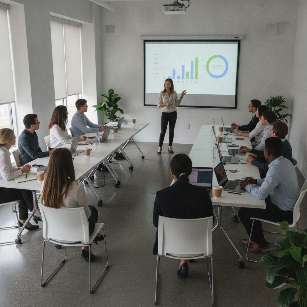 Instructor-led PMP training session in Mississauga with diverse professionals preparing under a pass-guarantee course
