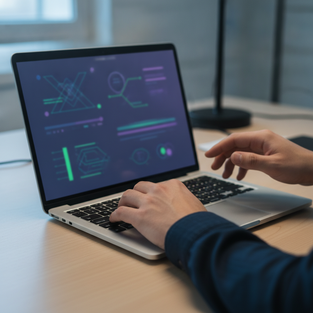 Close-up of configuring data connectors for Power BI with secure gateways and clean modeling