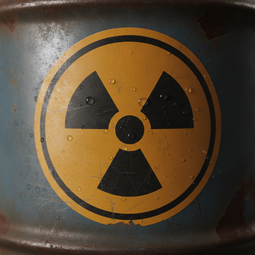 Close-up of a durable hazard pictogram label demonstrating safety symbols clarity and contrast in industrial signage