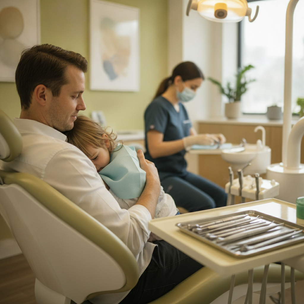 Family-friendly dental setting in Scarborough where silver diamine fluoride helps anxious or young patients