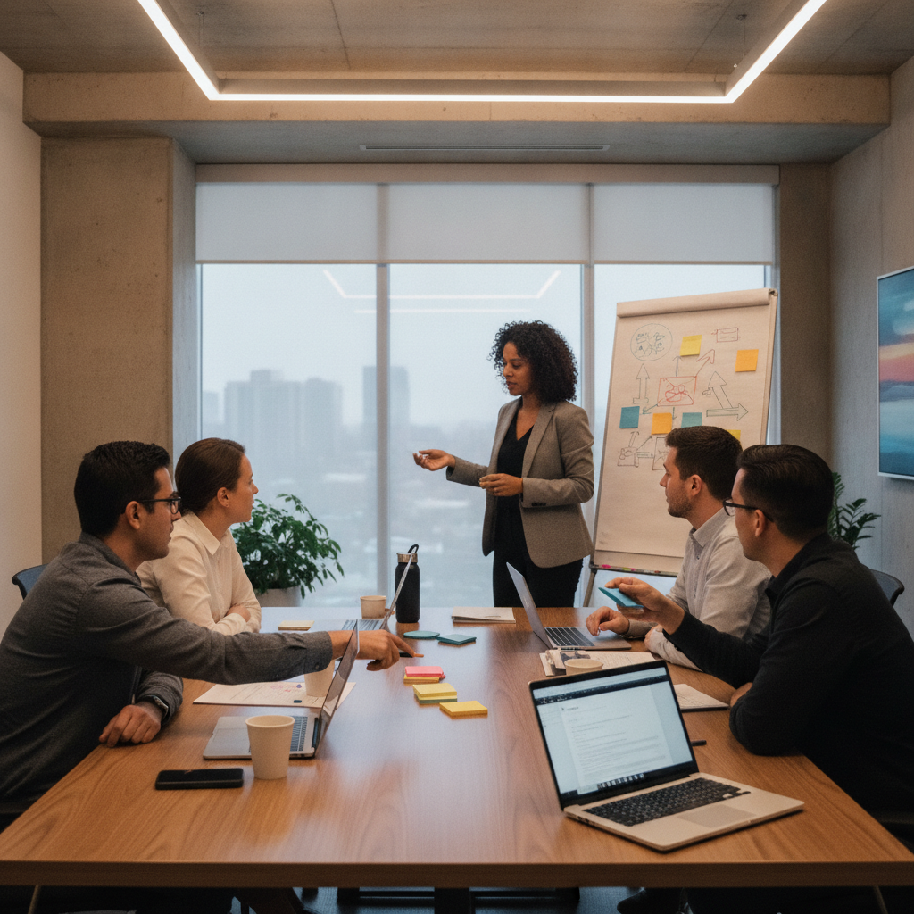 Instructor-led CAPM weekend cohort in Mississauga discussing project management concepts