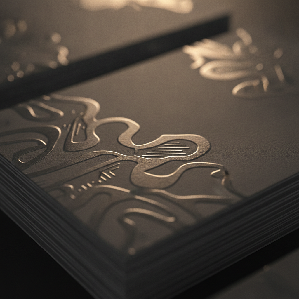 Premium realtor business cards with soft‑touch and raised spot UV texture for same day printing in Mississauga