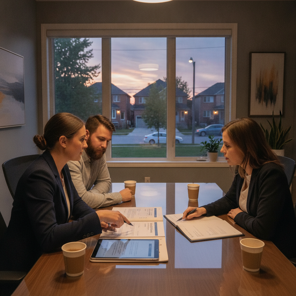Whitby insurance broker collaborating with small business clients to tailor Ontario commercial policies and endorsements