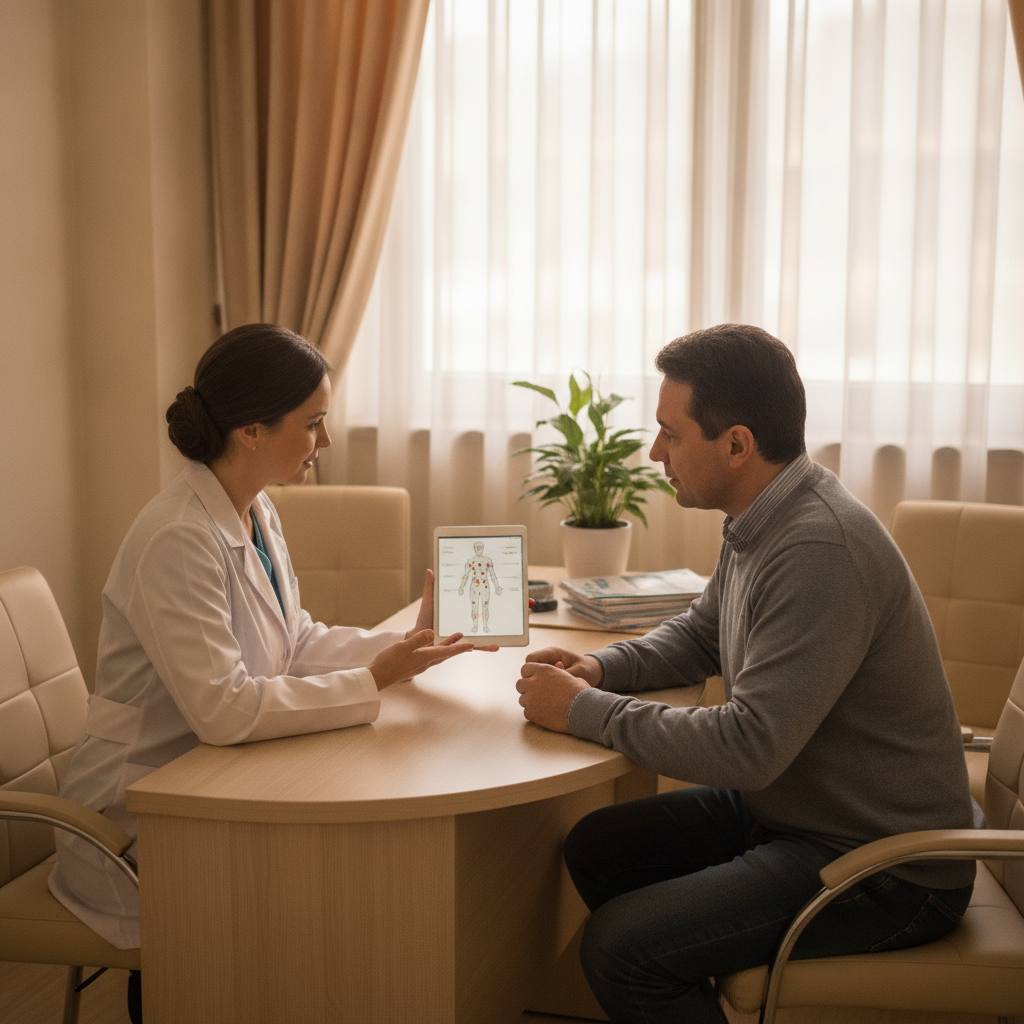 Private consultation room where Ontario patients discuss Suboxone MAT plans with a clinician
