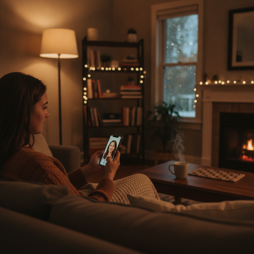 Virtual psychiatry visit from home coordinated with an Ontario mental health plan