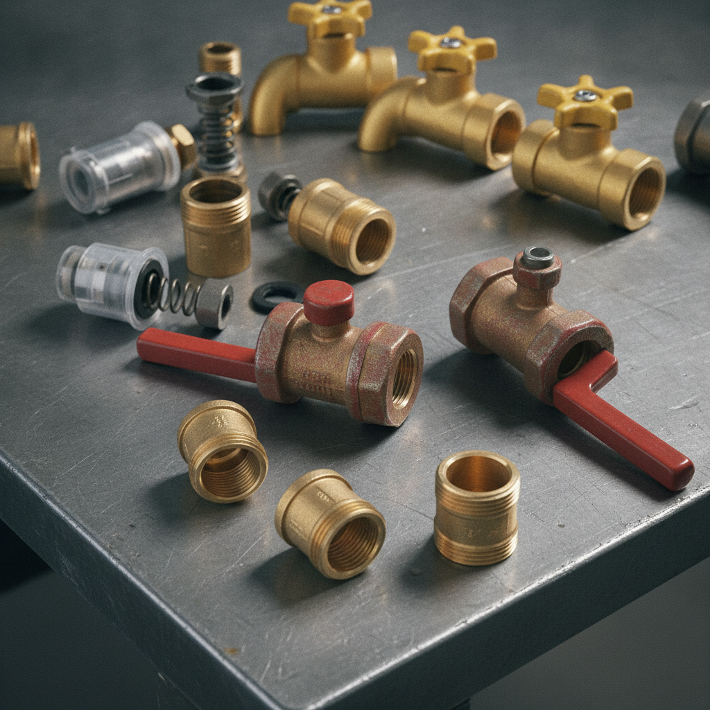 Close-up of sorted brass plumbing parts ready for brass recycling in Etobicoke