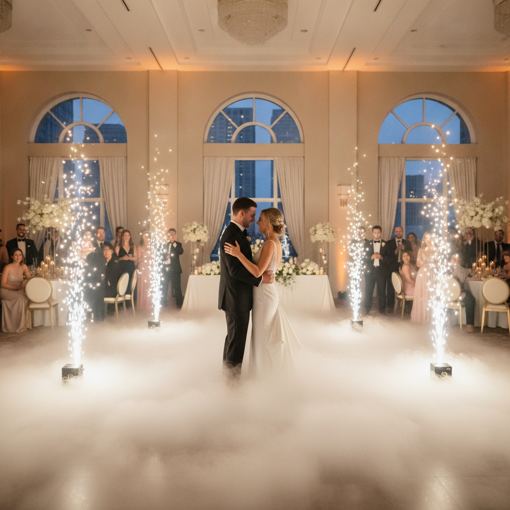 Oakville Cold Sparklers for Weddings: 5 Photo Moments