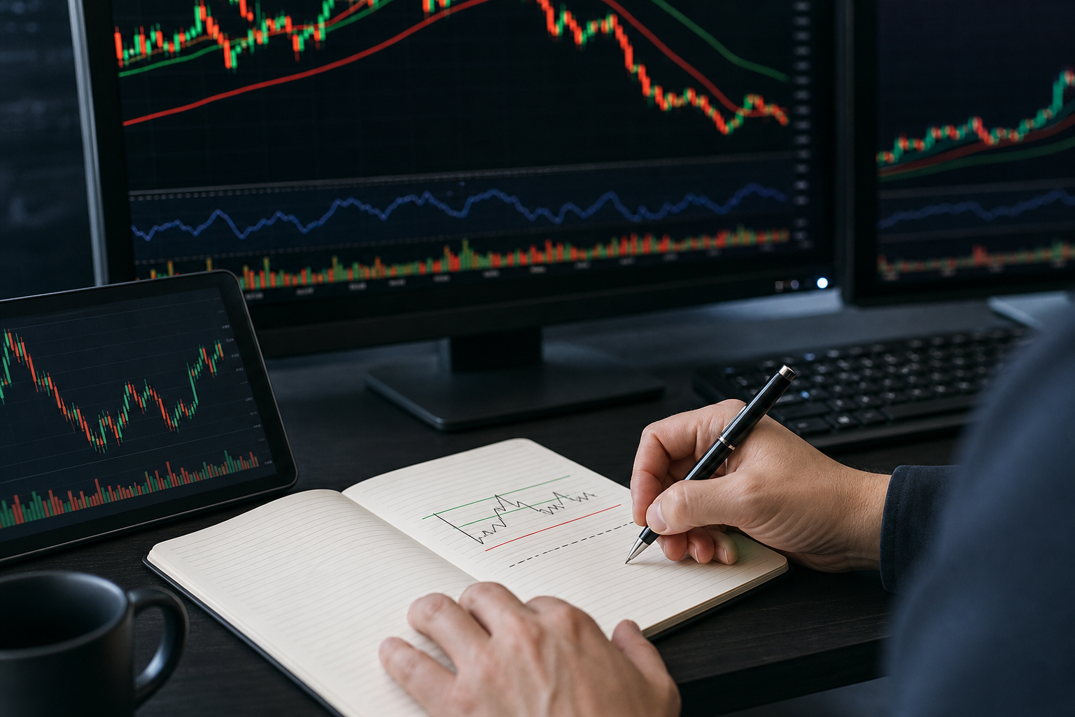 Risk management rules: documented limits, stop-loss rules and position sizing — structured trading programs