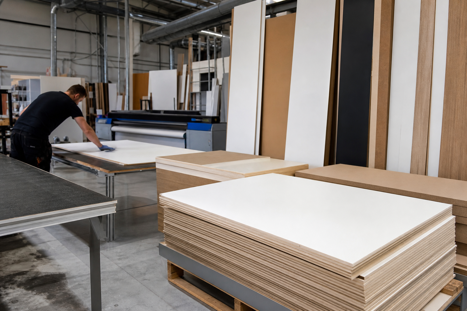 Surface preparation and substrate choices — large format panel printing