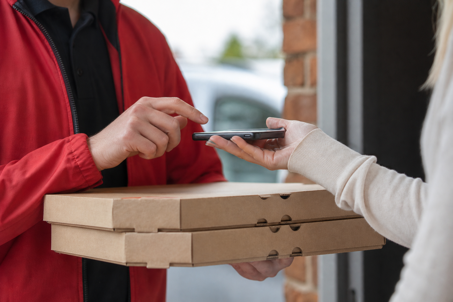Confirm delivery area, fees, and pickup details — order pizza online
