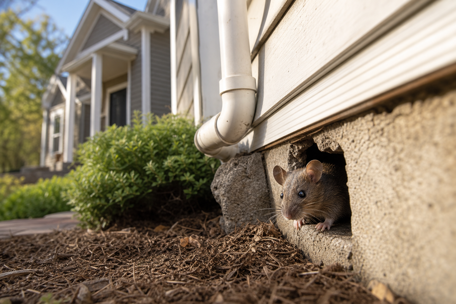 What rodent entry points home are most often missed by homeowners?