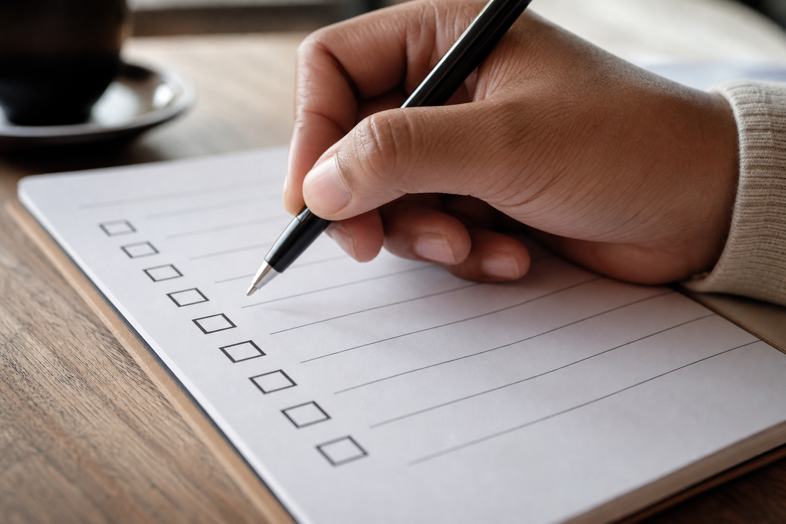The 7-step checklist — Bar One Chocolate