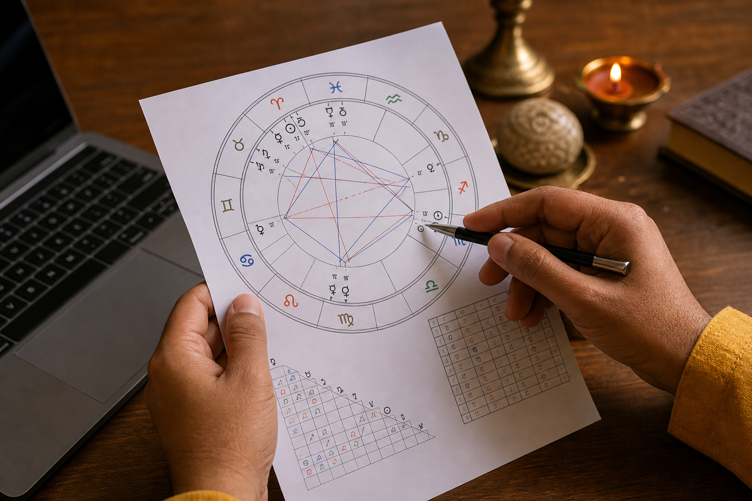 Step 2: use a birth chart calculator (Kundli) and interpret key outputs — how to use horoscope tools
