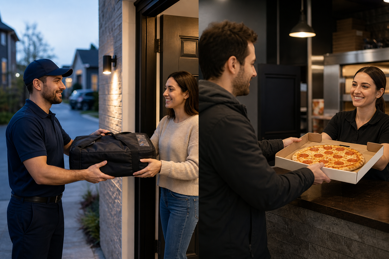 Step 5 — decide between delivery and pickup — pizza delivery in Kemptville Ontario