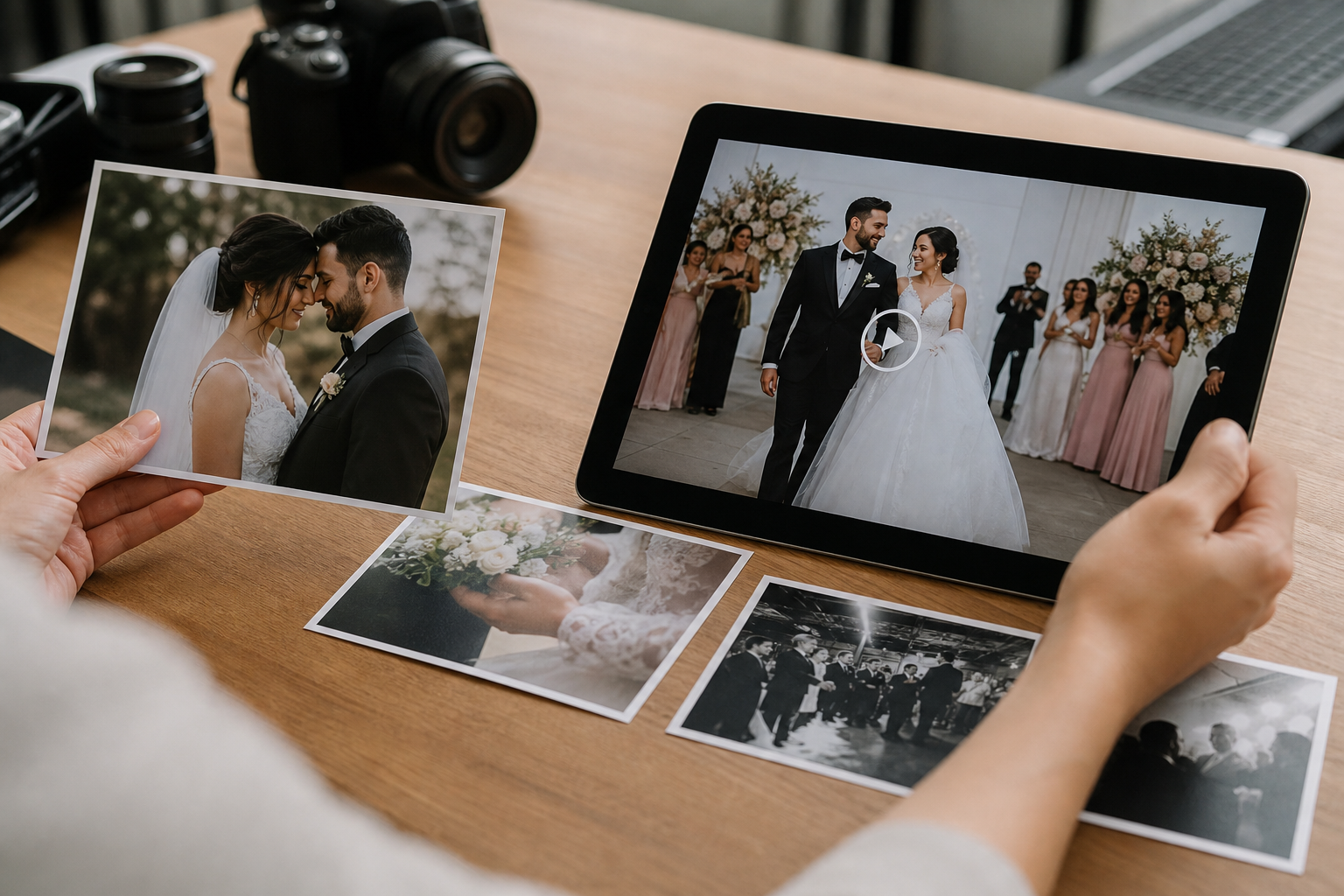 Compare the three common coverage options — photo and cinematic video