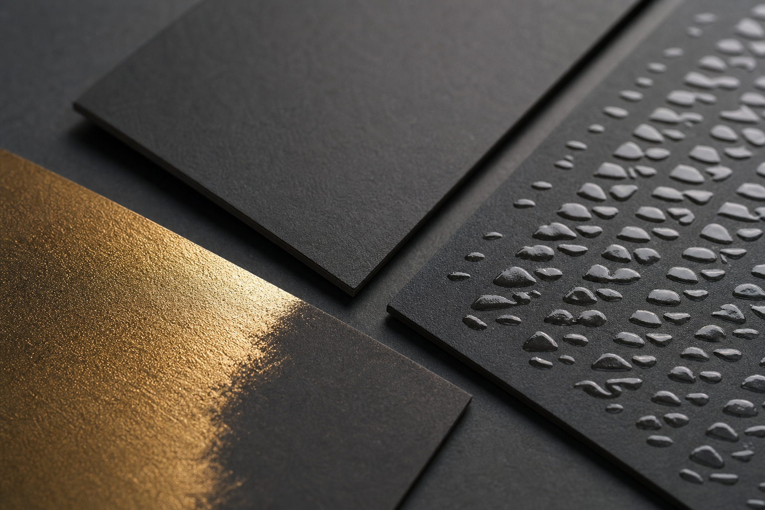 Finishes and special effects: what to choose and when — business cards printing