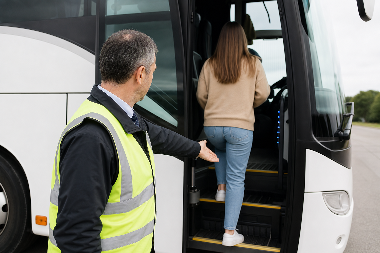 Reversing, loading and passenger safety mistakes — CZ coach bus road test guide