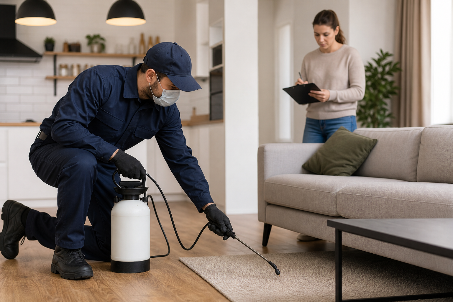 Step 5: what to expect during and after treatment, plus recordkeeping — interior pest treatment programs