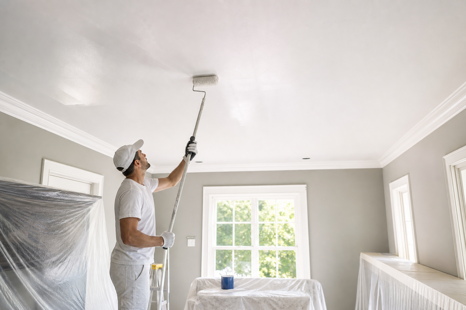 How to choose flat ceiling paint