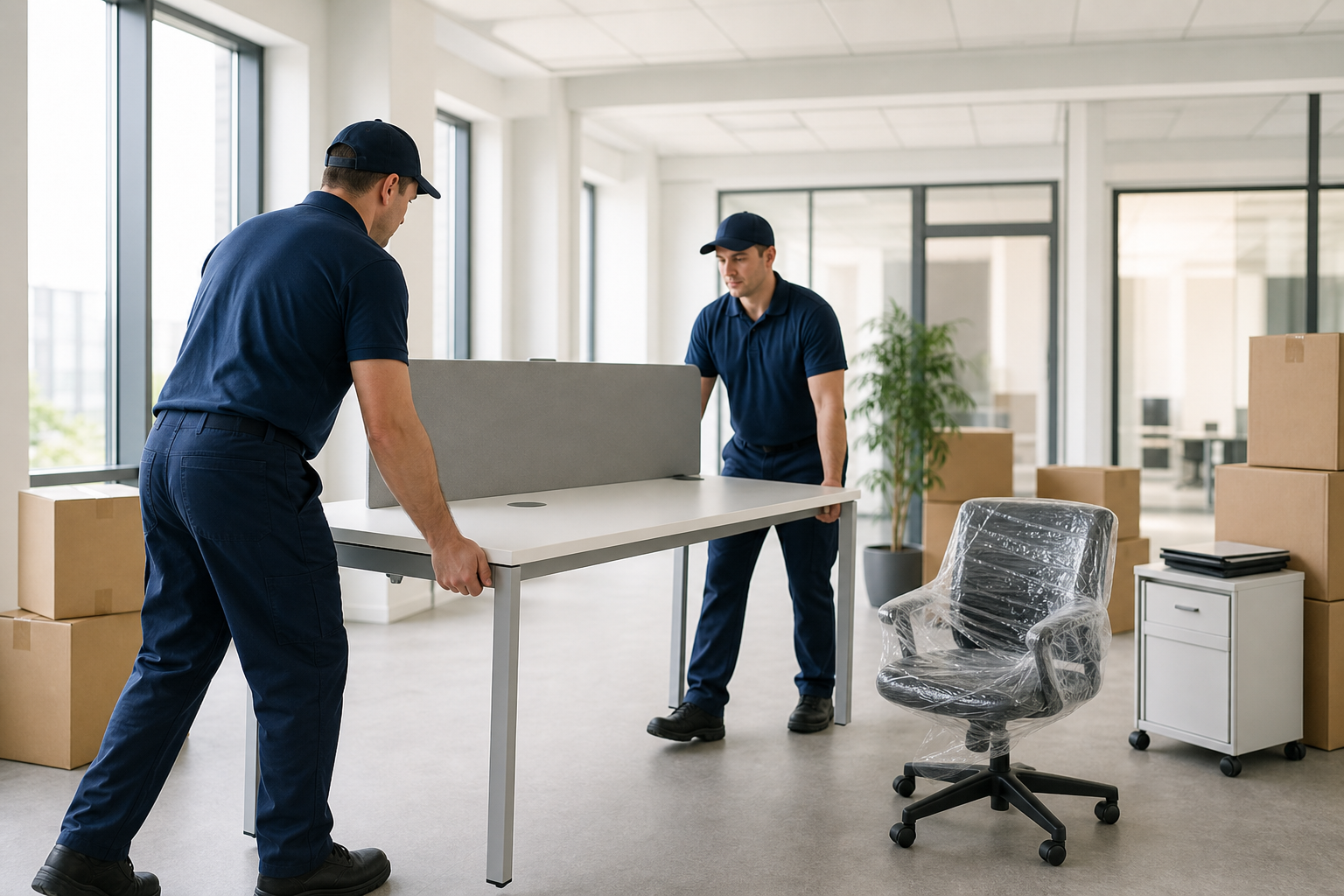 How to move office furniture safely without disrupting the workplace