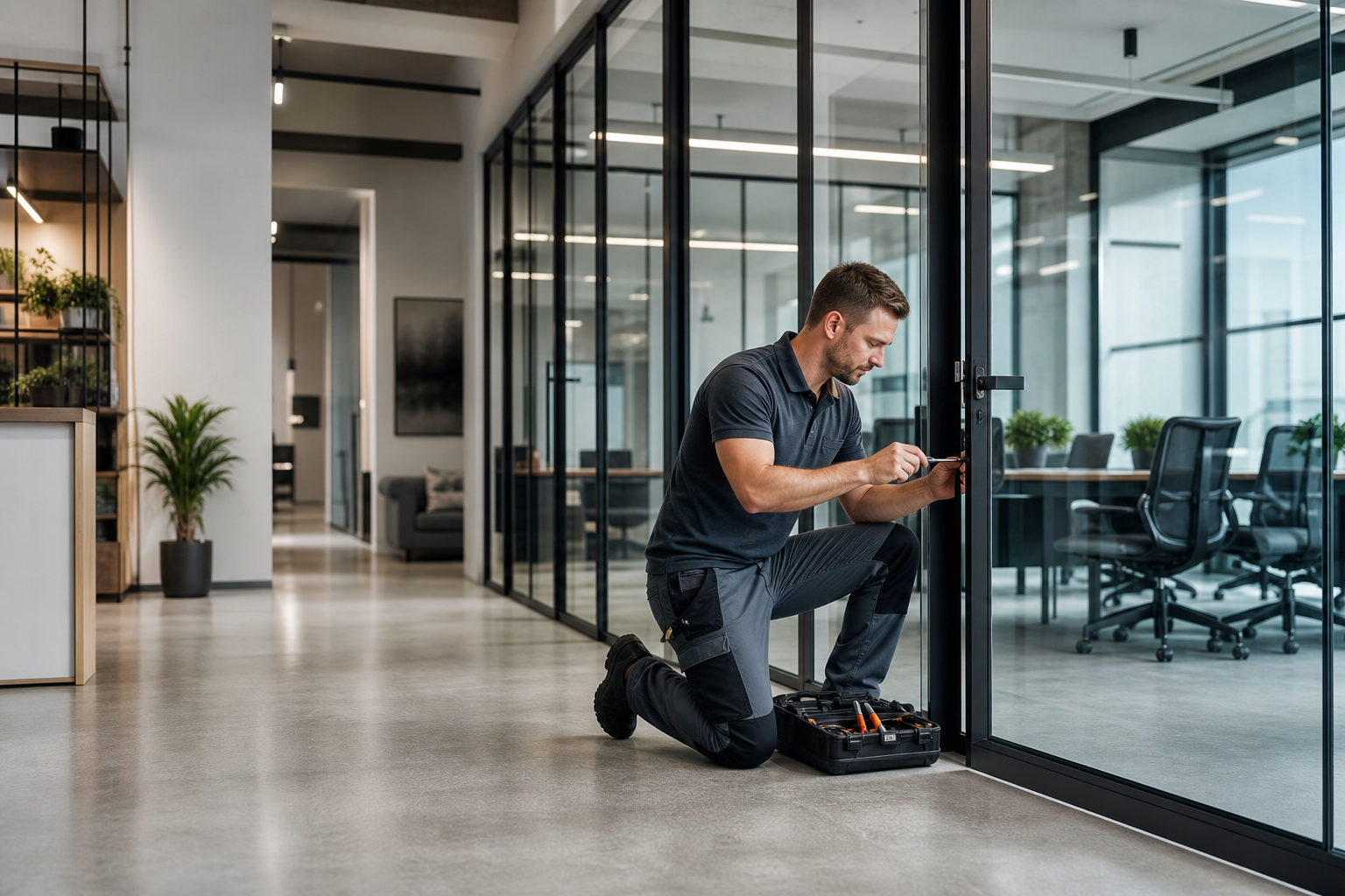 Warranties, maintenance and post-installation service — office glass partitions