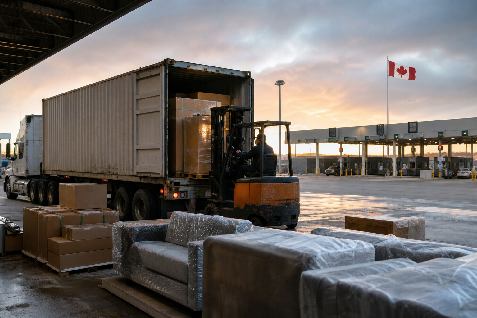 Large items, freight delivery, and cross-border considerations — furniture free shipping Canada