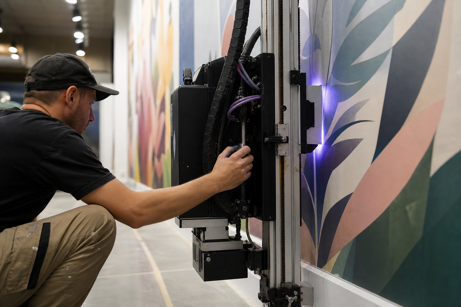 Step 4 schedule, site coordination and disruption minimization — uv wall printing Toronto