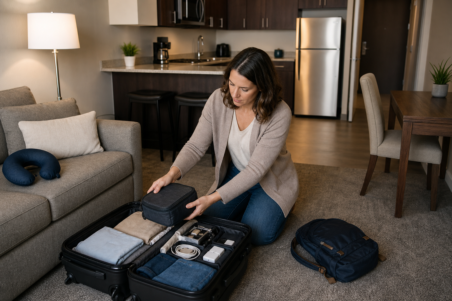What to ask and what to bring for a month-long suite stay — one bedroom suite advantages