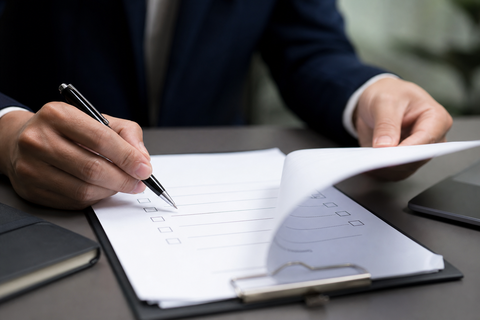 Checklist items explained — corporate legal services