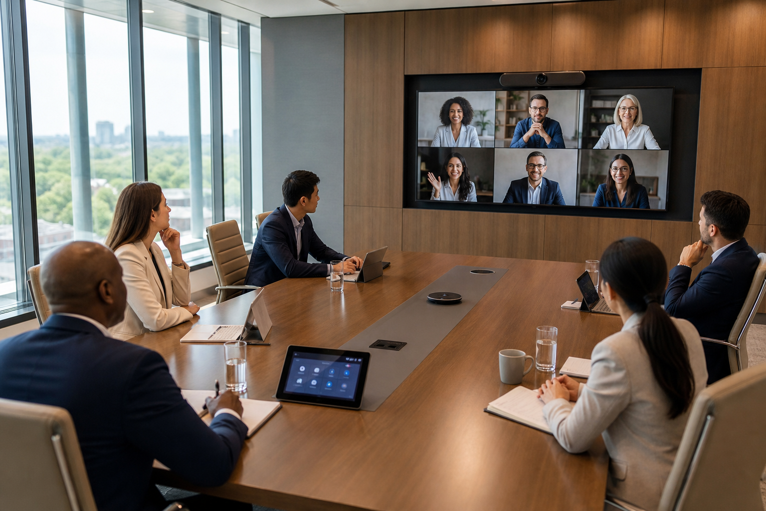 Conference room setup tips for smooth hybrid and in-person meetings