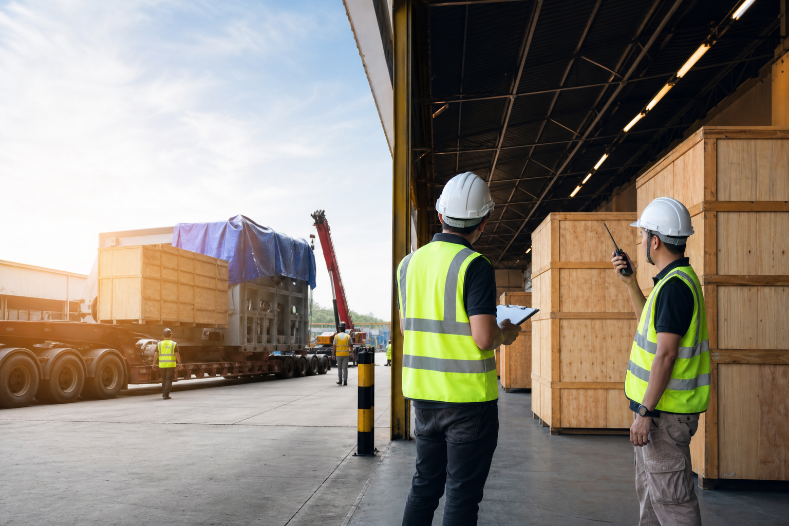 Schedule, coordinate and execute: timeline, handoff and inspection — warehousing and logistics planning
