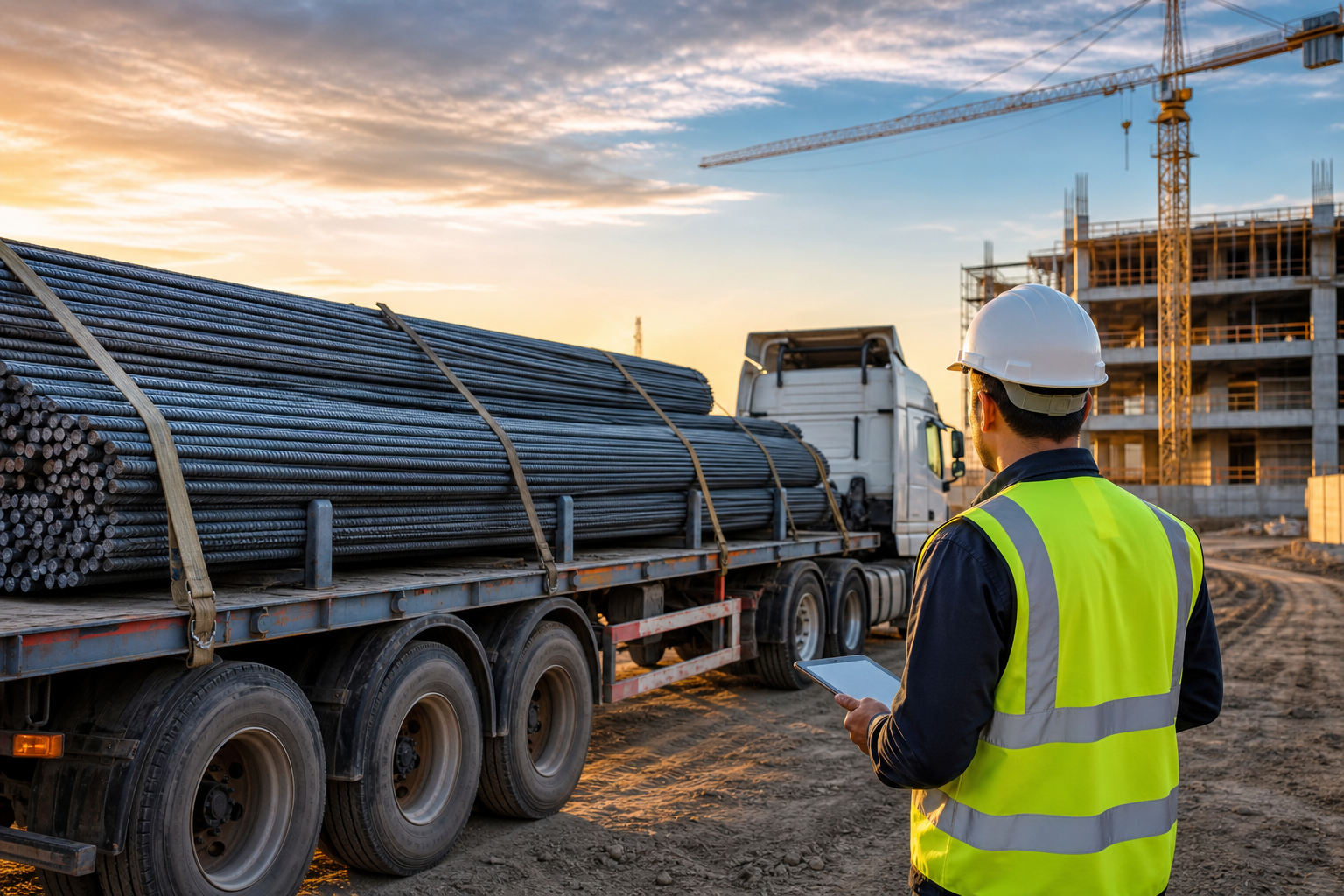 How do you spot logistics and access risks in rebar delivery planning?