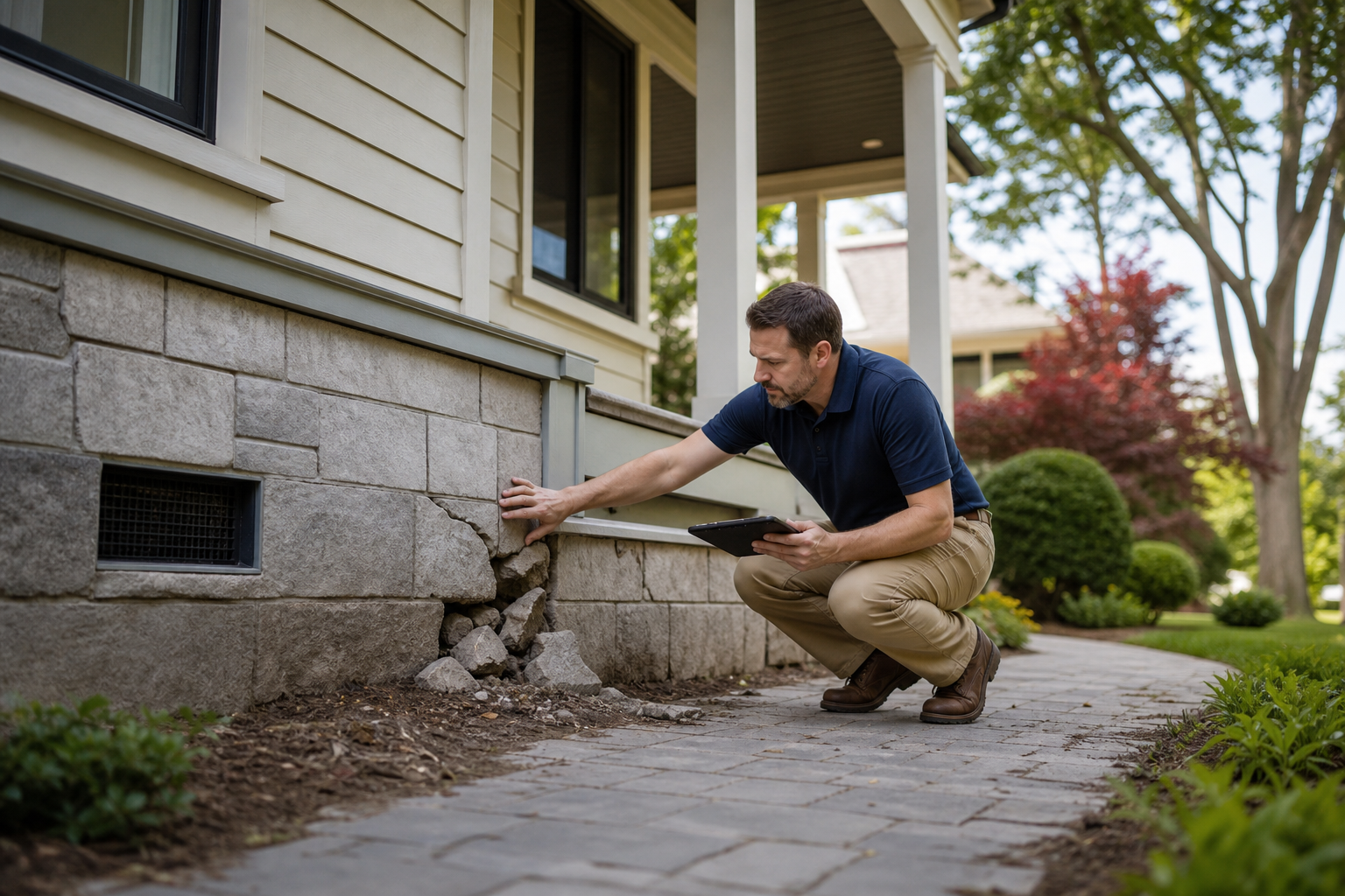 Property-specific action checklist — home inspection services