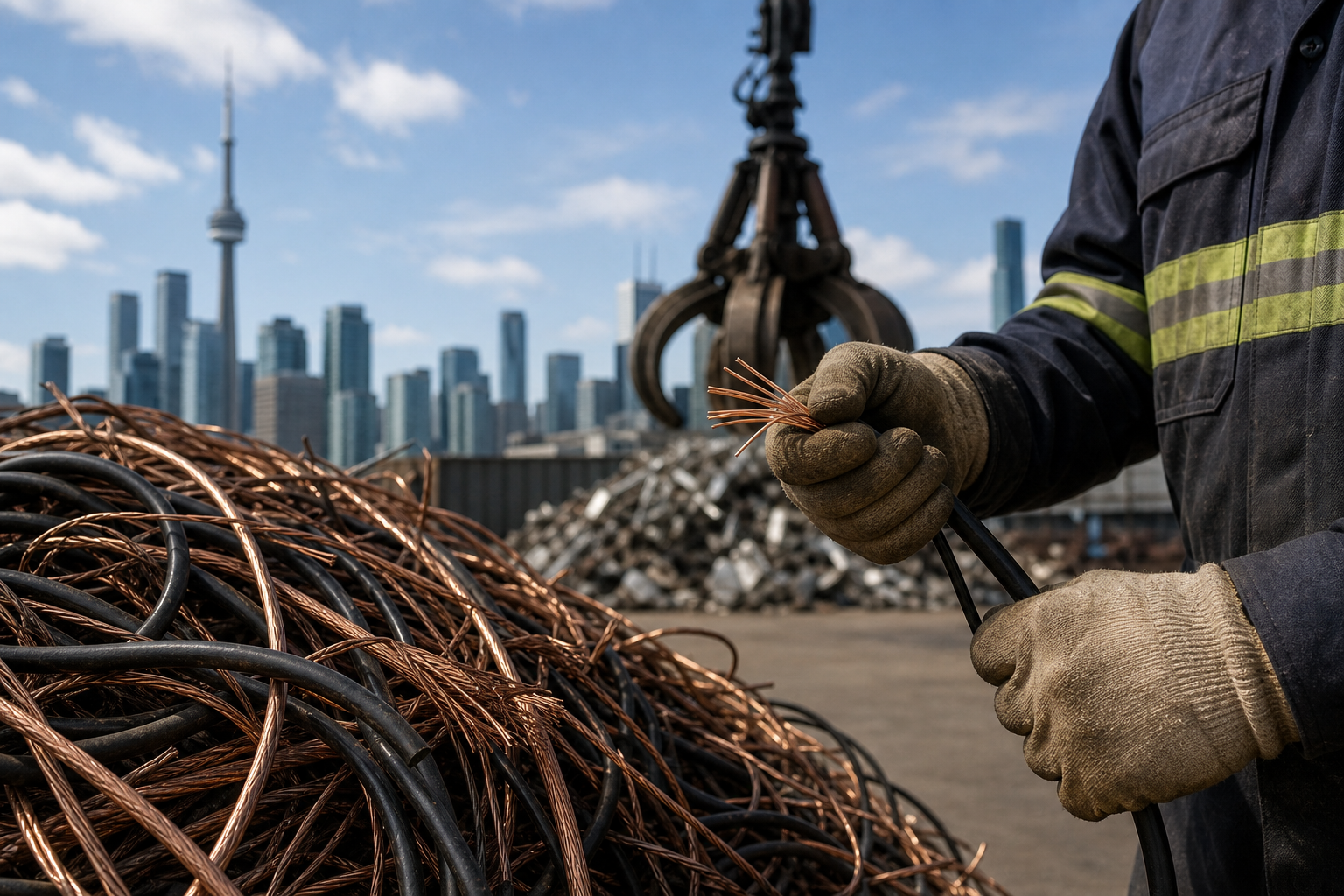 Should you strip wire before scrap wire recycling Toronto?