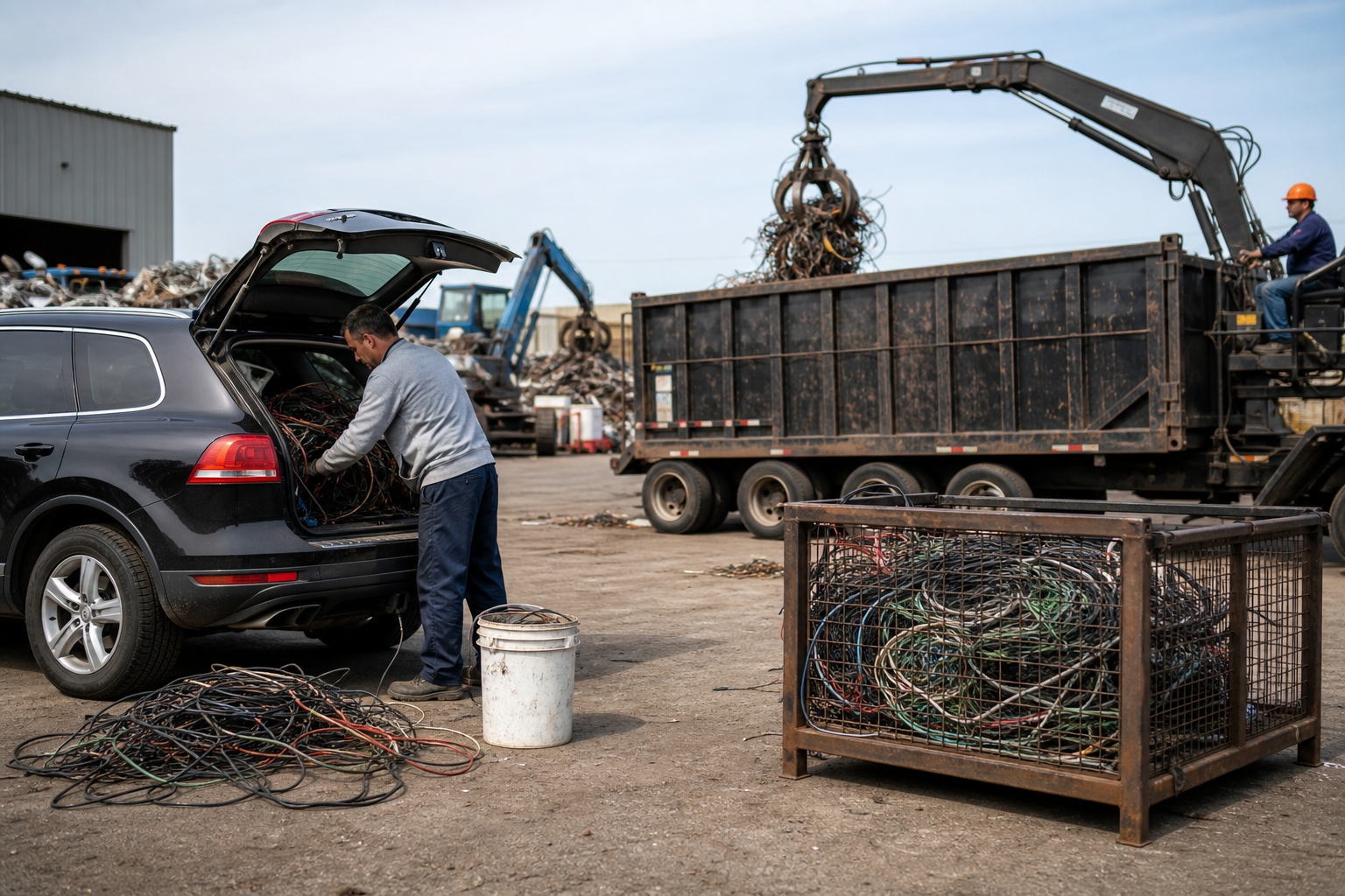 Drop-off or pickup: choosing the right option for your volume and schedule — scrap wire recycling Toronto