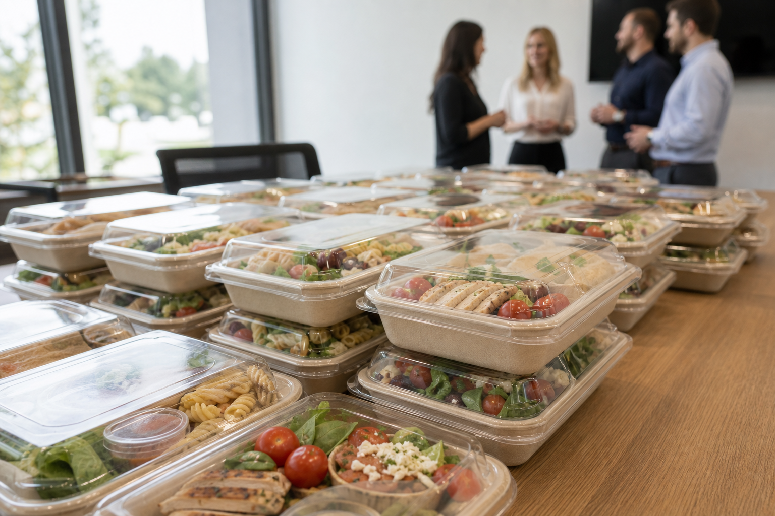 Individually packed meals in Woodbridge, Ontario for offices and events