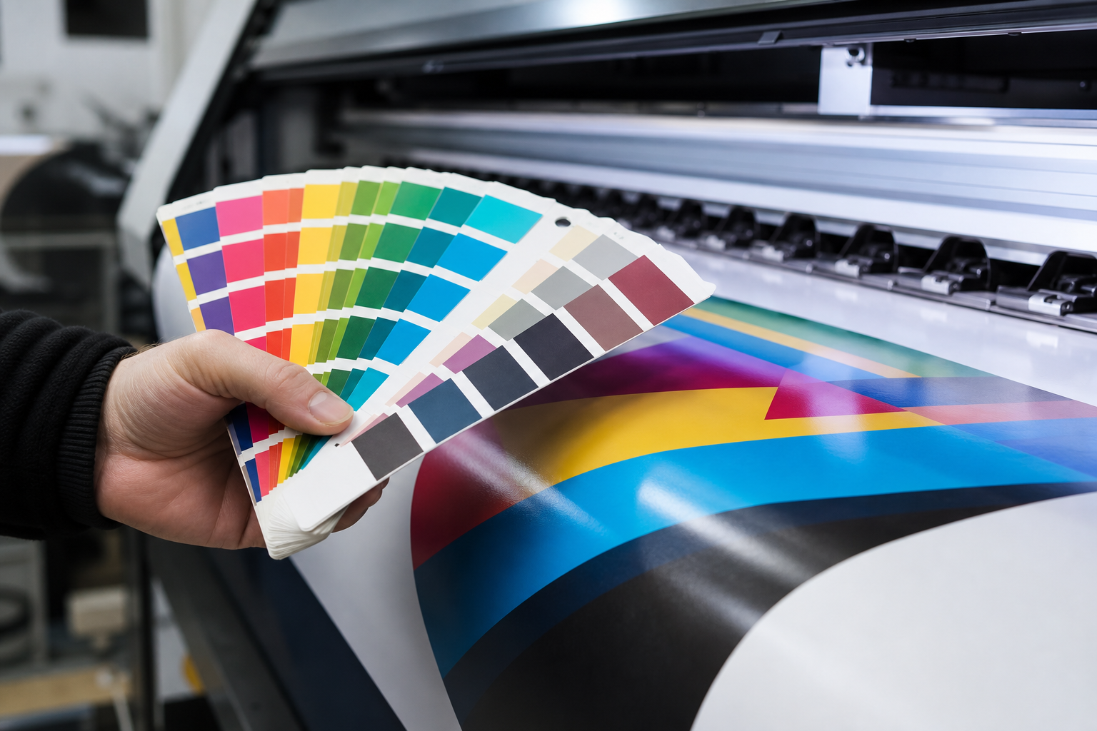 Questions about colour accuracy and artwork control — commercial branding graphics