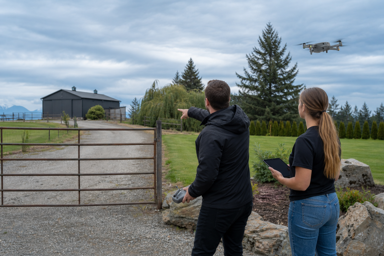 On shoot day: access, staging and drone restrictions to confirm — property video tours in abbotsford