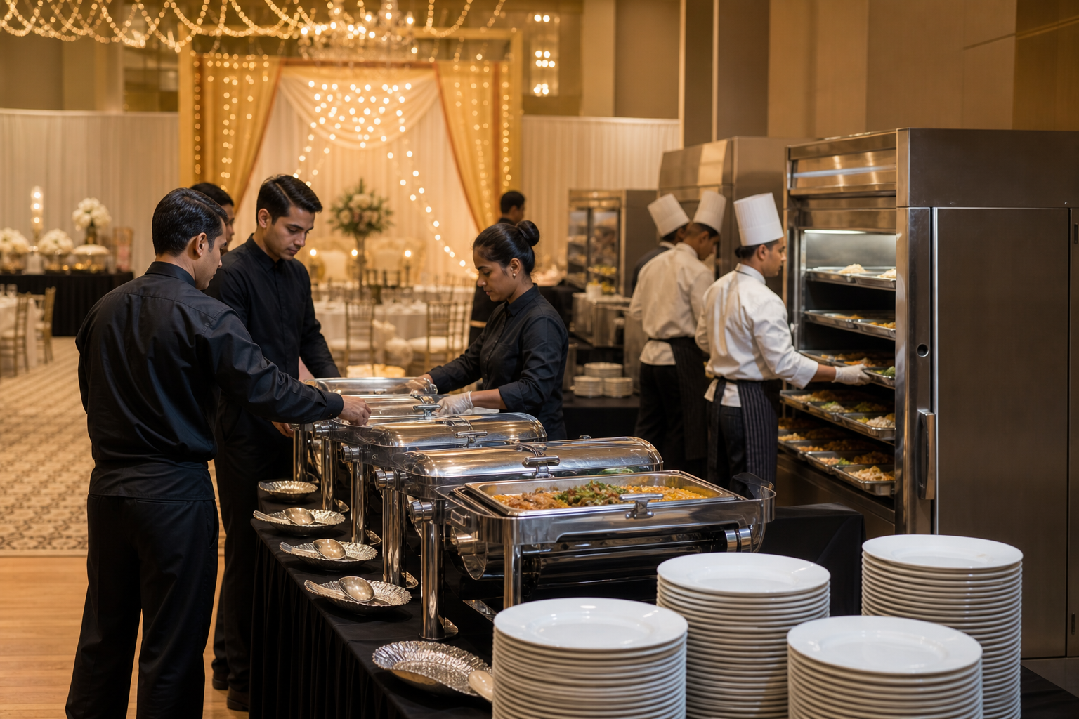 Staffing, equipment and hot-holding requirements — indian catering hamilton