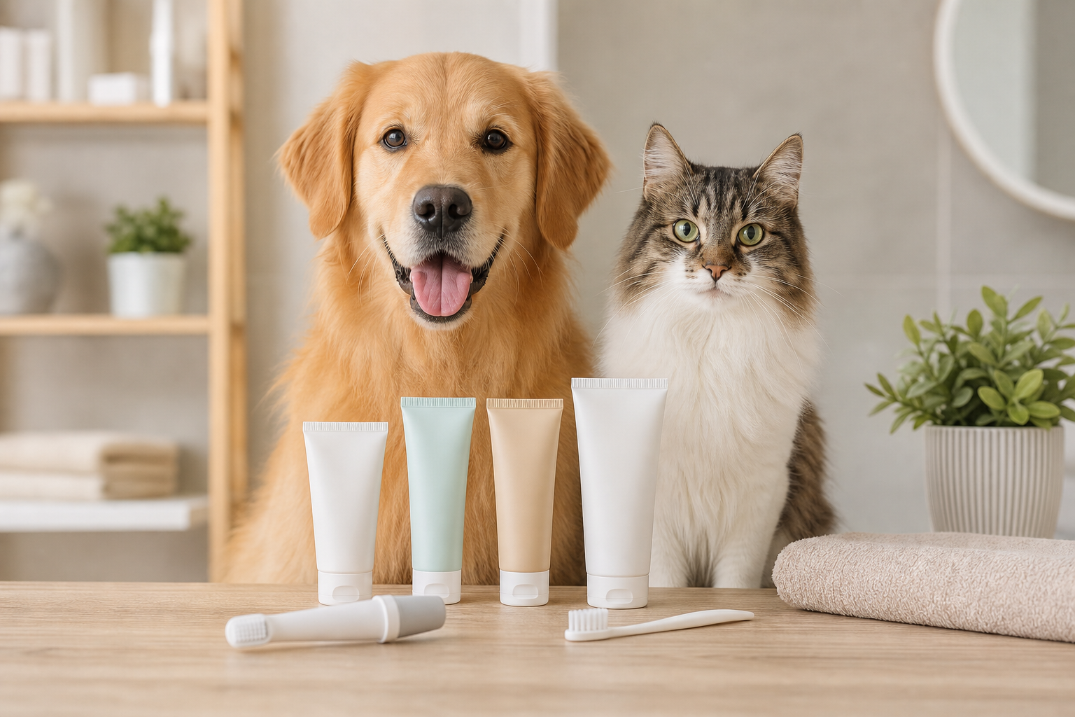 Comparatif des meilleurs dentifrices pour chiens et chats