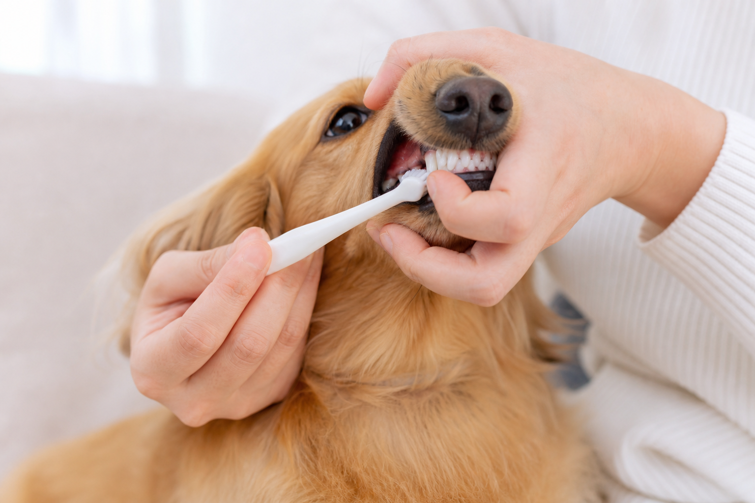 Comment habituer son chien ou son chat au nettoyage des dents — meilleur dentifrice pour animaux