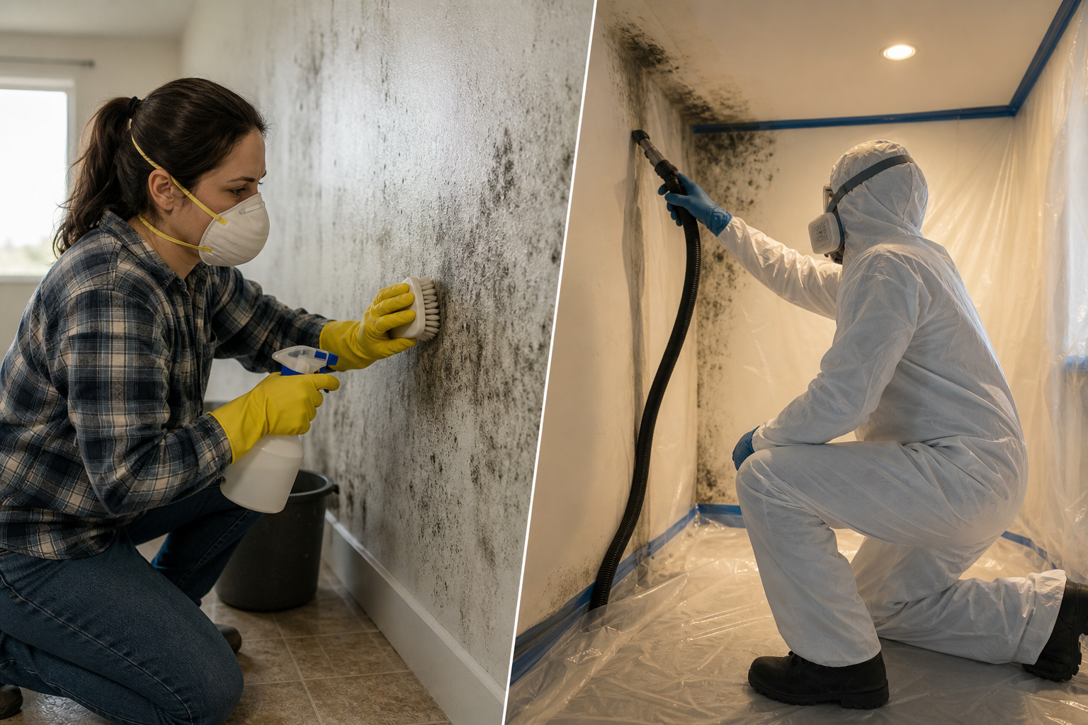 Decision criteria: DIY application versus hiring a professional — preventative mold treatment